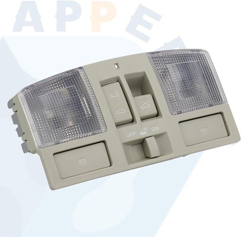 APPERFiT BBM6-69-970B-75 Overhead Console w/Sunroof Switch & Dome Light for Interior Roof Compatible with Mazda3 2010 2011 2012 2013 Ceiling Map Reading Light Accessories Parts - Image 3